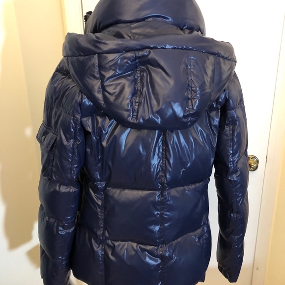 S13 NYC gloss navy puffer winter jacket - Picture 4 of 5